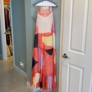 Diane VonFurstenberg  silk multicolored sundress